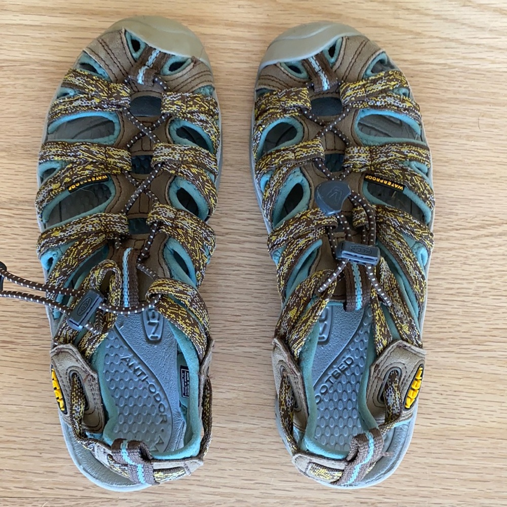 Keen Whisper sandal, Cascade, women’s size 6M